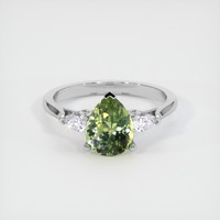 1.75 Ct. Sapphire Ring, 14K White Gold 1
