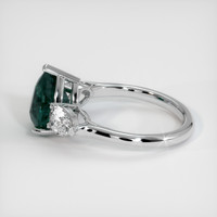 5.05 Ct. Sapphire Ring, 14K White Gold 4