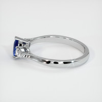 0.45 Ct. Sapphire Ring, 18K White Gold 4