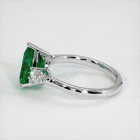 2.28 Ct. Emerald Ring, 18K White Gold 4