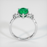 1.70 Ct. Emerald Ring, 18K White Gold 3