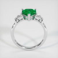 1.26 Ct. Emerald Ring, 18K White Gold 3