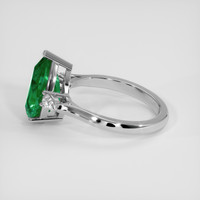 2.88 Ct. Emerald Ring, 18K White Gold 4