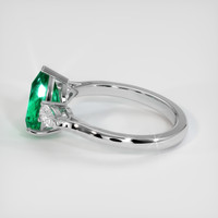 1.69 Ct. Emerald Ring, 18K White Gold 4