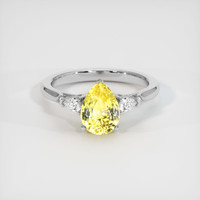2.53 Ct. Sapphire Ring, 18K White Gold 1