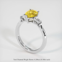 2.53 Ct. Sapphire Ring, 18K White Gold 2