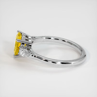 1.54 Ct. Sapphire Ring, 18K White Gold 4