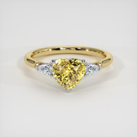 1.66 Ct. Gemstone Ring, 14K White & Yellow 1