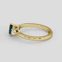 0.58 Ct. Alexandrite Ring, 10K Yellow Gold 4
