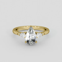 1.90 Ct. Green Sapphire Ring, 10K Yellow Gold 1