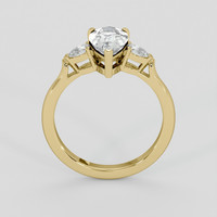 1.90 Ct. Green Sapphire Ring, 10K Yellow Gold 3