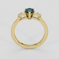 0.58 Ct. Alexandrite Ring, 14K Yellow Gold 3