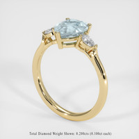 1.35 Ct. Gemstone Ring, 14K Yellow Gold 2