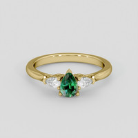 0.44 Ct. Alexandrite Ring, 14K Yellow Gold 1