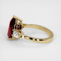 4.03 Ct. Ruby Ring, 14K Yellow Gold 4