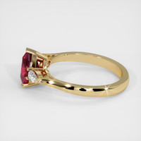 1.62 Ct. Ruby Ring, 14K Yellow Gold 4