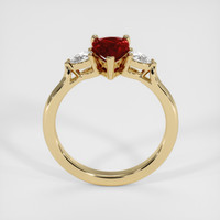 1.01 Ct. Ruby Ring, 14K Yellow Gold 3