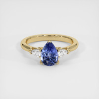 1.29 Ct. Sapphire Ring, 14K Yellow Gold 1