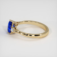 1.85 Ct. Blue Sapphire Ring, 18K Yellow Gold 4