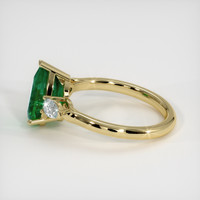 2.28 Ct. Emerald Ring, 18K Yellow Gold 4