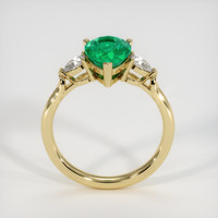 1.70 Ct. Emerald Ring, 18K Yellow Gold 3