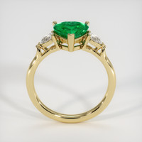 1.26 Ct. Emerald Ring, 18K Yellow Gold 3