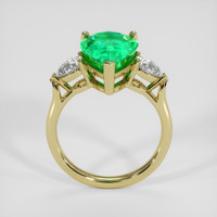 3.00 Ct. Emerald Ring, 18K Yellow Gold 3