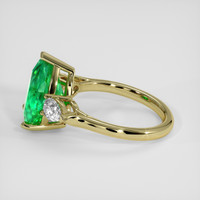 3.00 Ct. Emerald Ring, 18K Yellow Gold 4