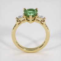 1.89 Ct. Green Sapphire Ring, 18K Yellow Gold 3