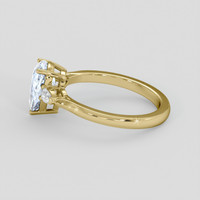 2.03 Ct. Blue Sapphire Ring, 18K Yellow Gold 4