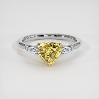 1.66 Ct. Gemstone Ring, 14K Yellow & White 1