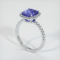 3.00 Ct. Color Change Sapphire Ring, Platinum 950 2