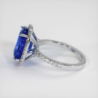 8.37 Ct. Blue Sapphire Ring, Platinum 950 4