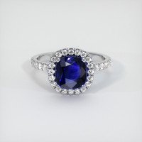 1.79 Ct. Sapphire Ring, Platinum 950 1