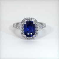 1.77 Ct. Sapphire Ring, Platinum 950 1