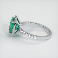 1.55 Ct. Emerald Ring, Platinum 950 4