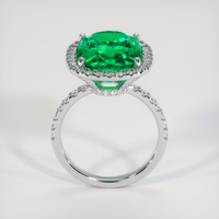 8.18 Ct. Emerald Ring, Platinum 950 3