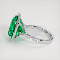 8.18 Ct. Emerald Ring, Platinum 950 4