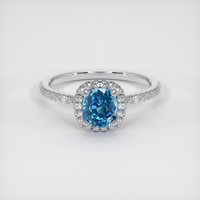 1.85 Ct. Gemstone Ring, Platinum 950 1