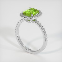 1.70 Ct. Gemstone Ring, Platinum 950 2