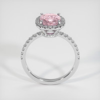 3.07 Ct. Pink Sapphire Ring, Platinum 950 3