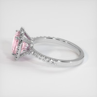 3.07 Ct. Pink Sapphire Ring, Platinum 950 4