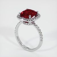 3.36 Ct. Ruby Ring, Platinum 950 2