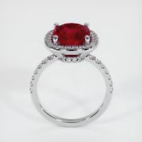 3.36 Ct. Ruby Ring, Platinum 950 3