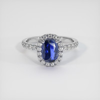 1.06 Ct. Sapphire Ring, Platinum 950 1