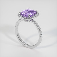 4.13 Ct. Sapphire Ring, Platinum 950 2