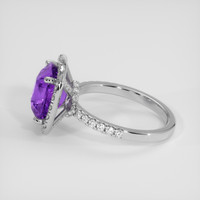4.69 Ct. Purple Sapphire Ring, Platinum 950 4