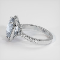 3.60 Ct. Sapphire Ring, Platinum 950 4