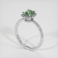 1.24 Ct. Sapphire Ring, Platinum 950 2
