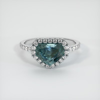 2.59 Ct. Sapphire Ring, Platinum 950 1